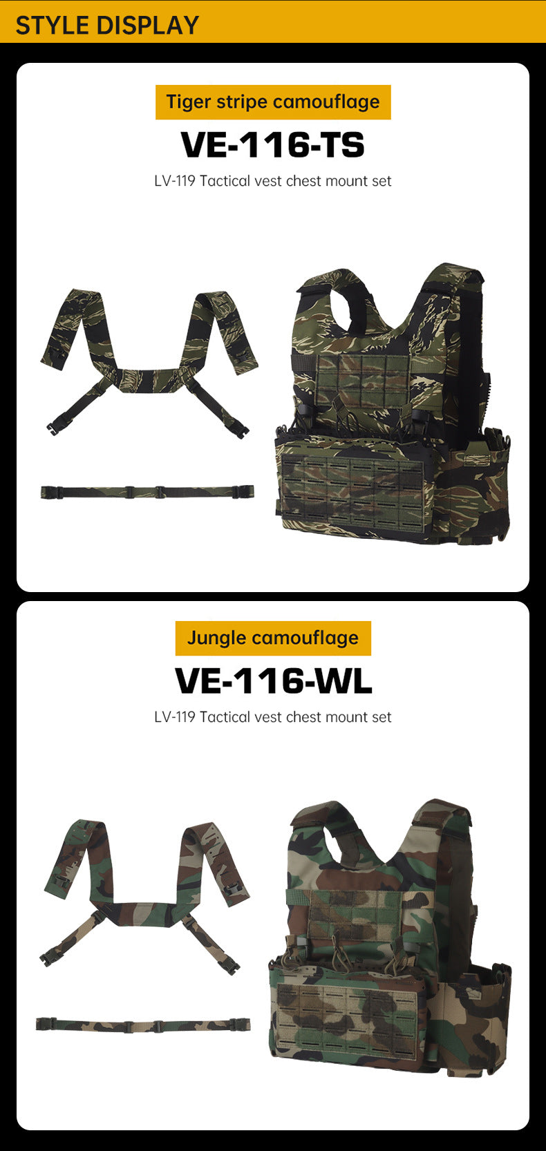 LV-119 Tactical Chest Rig Set V.I.P Digital Presence