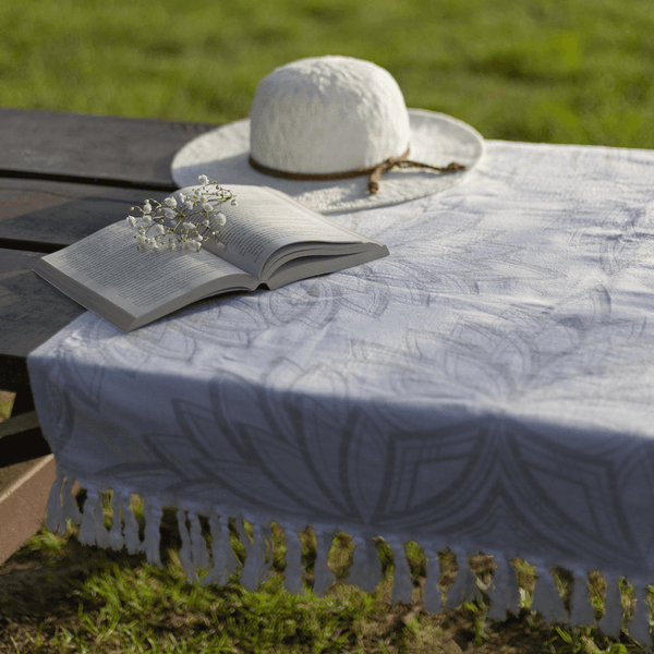Turkish Towel | Body Towel | Grey + White