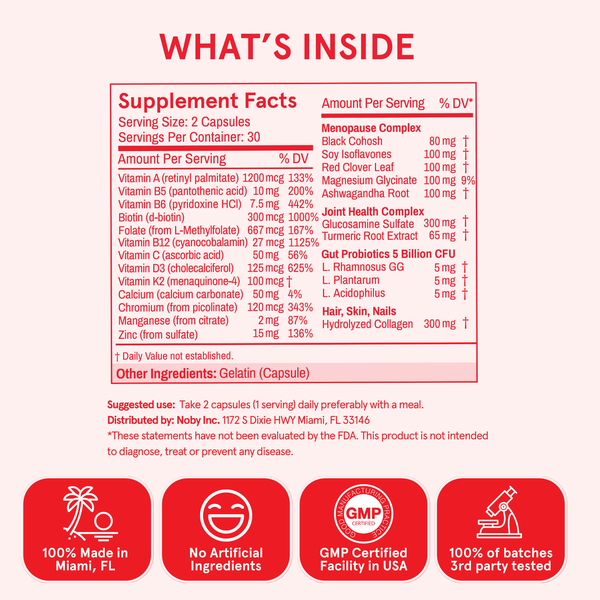 Menopause Multivitamin V3 Peach Perfect