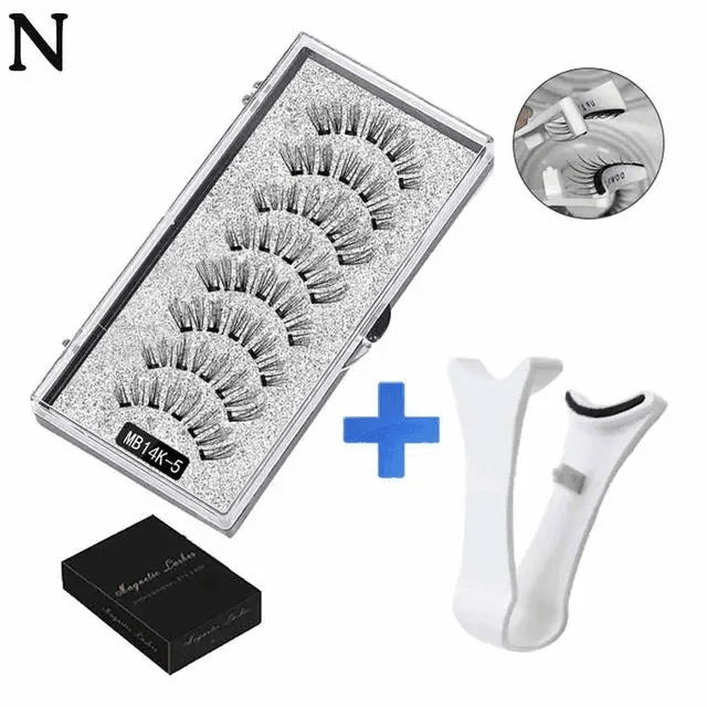 Reusable 3D Magnetic Eyelashes