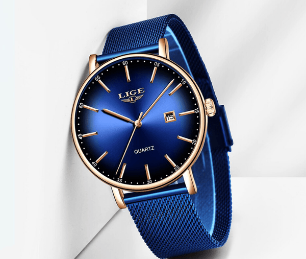 Men's Elegant  Watch With Stainless Steel Straps And Special Date Display Excellent Look Unique Design Perfect Gift