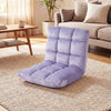 14-Position Adjustable Cushioned Floor Chair-Light Purple