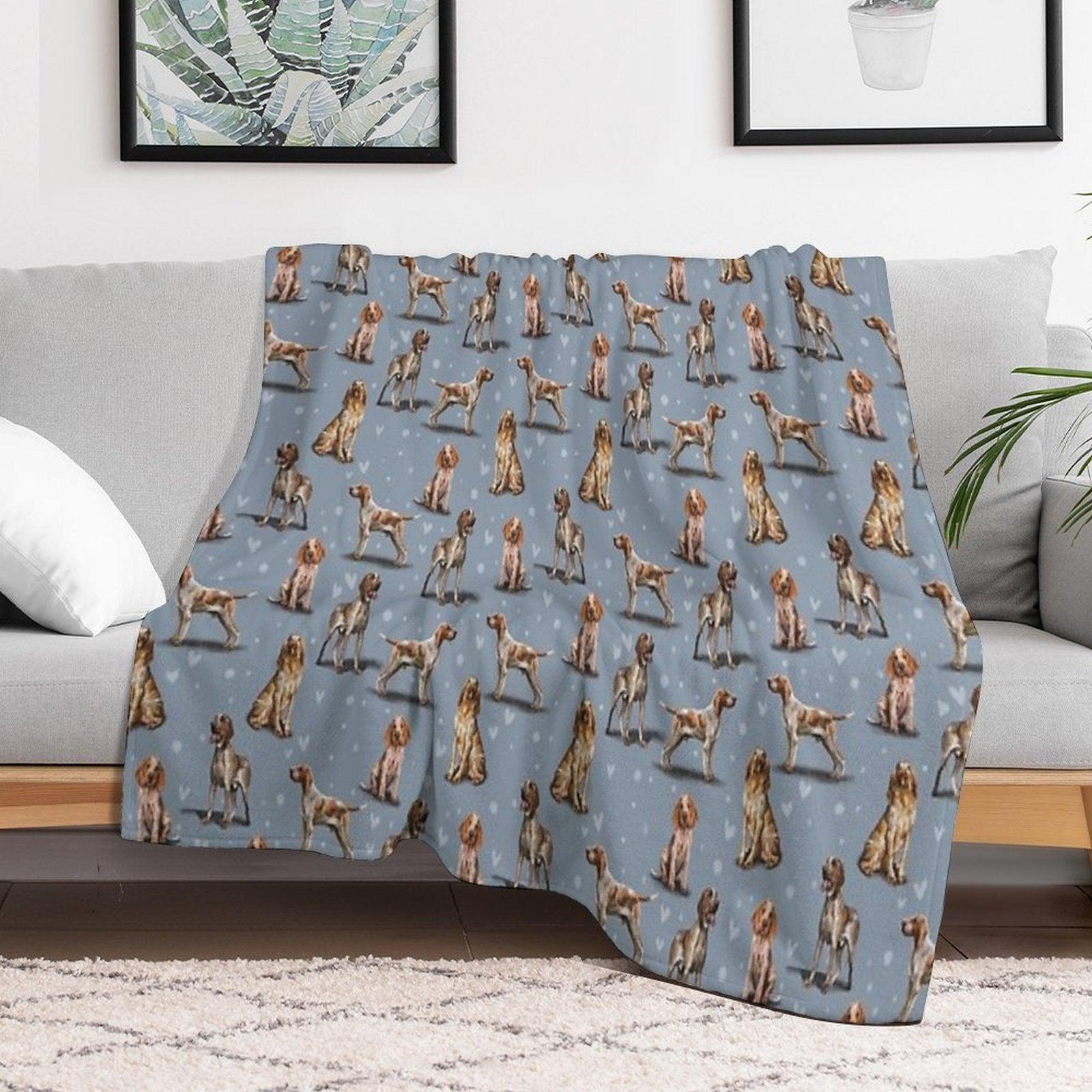 The Bracco Italiano Throw Blanket