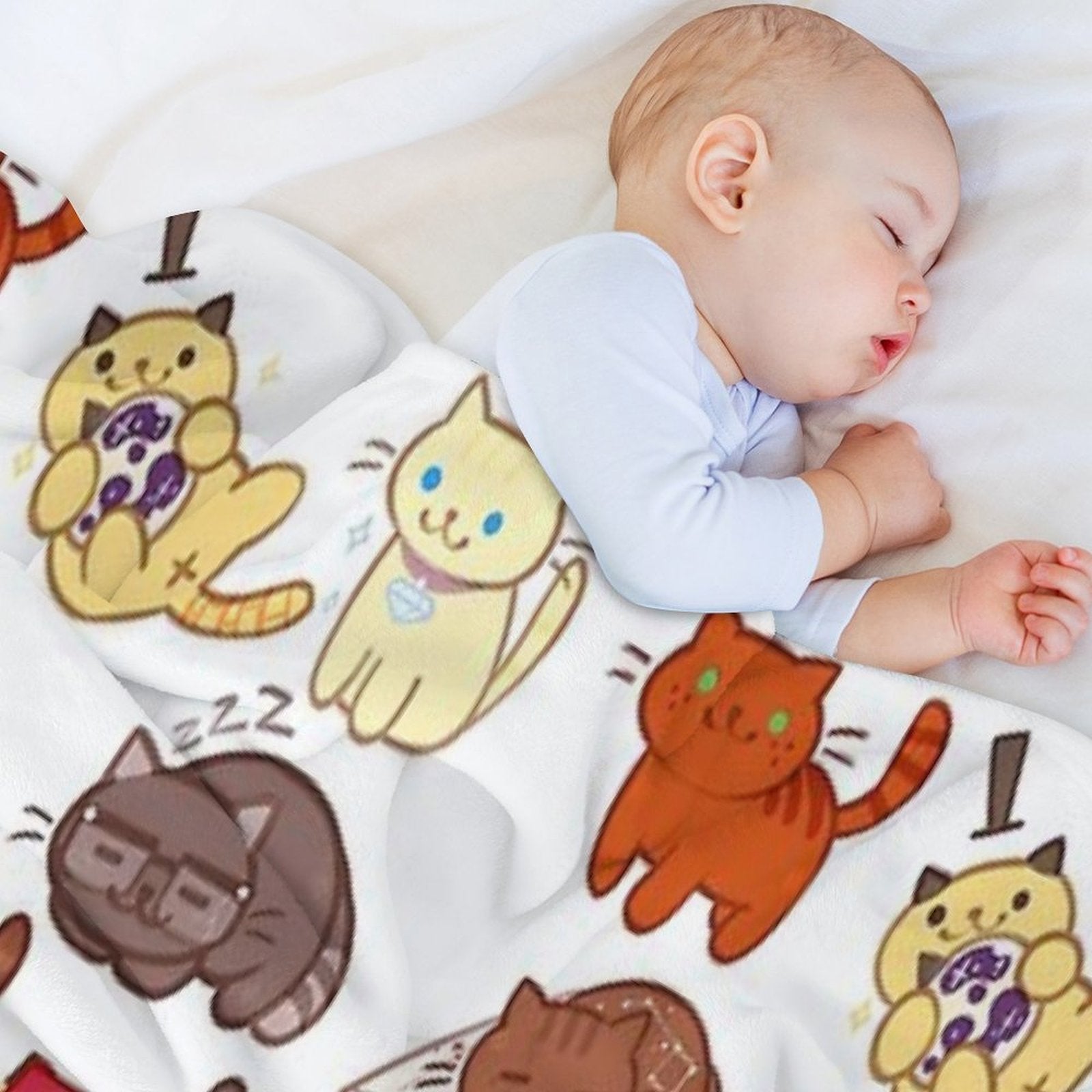 Kitty Falls Lightweight Throw Blanket