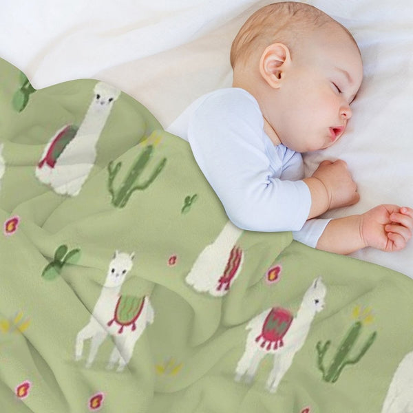 Cute Pattern for Alpaca Versatility Throw Blanket