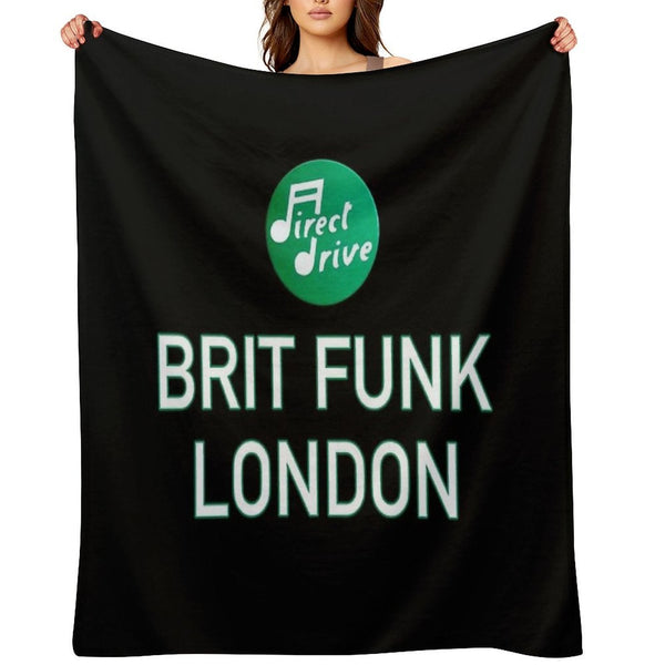Brit Funk - London UK Anti-pilling Throw Blanket
