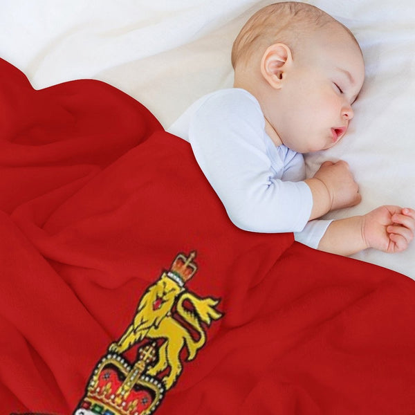 ROYAL MARINES Travel-friendly Throw Blanket