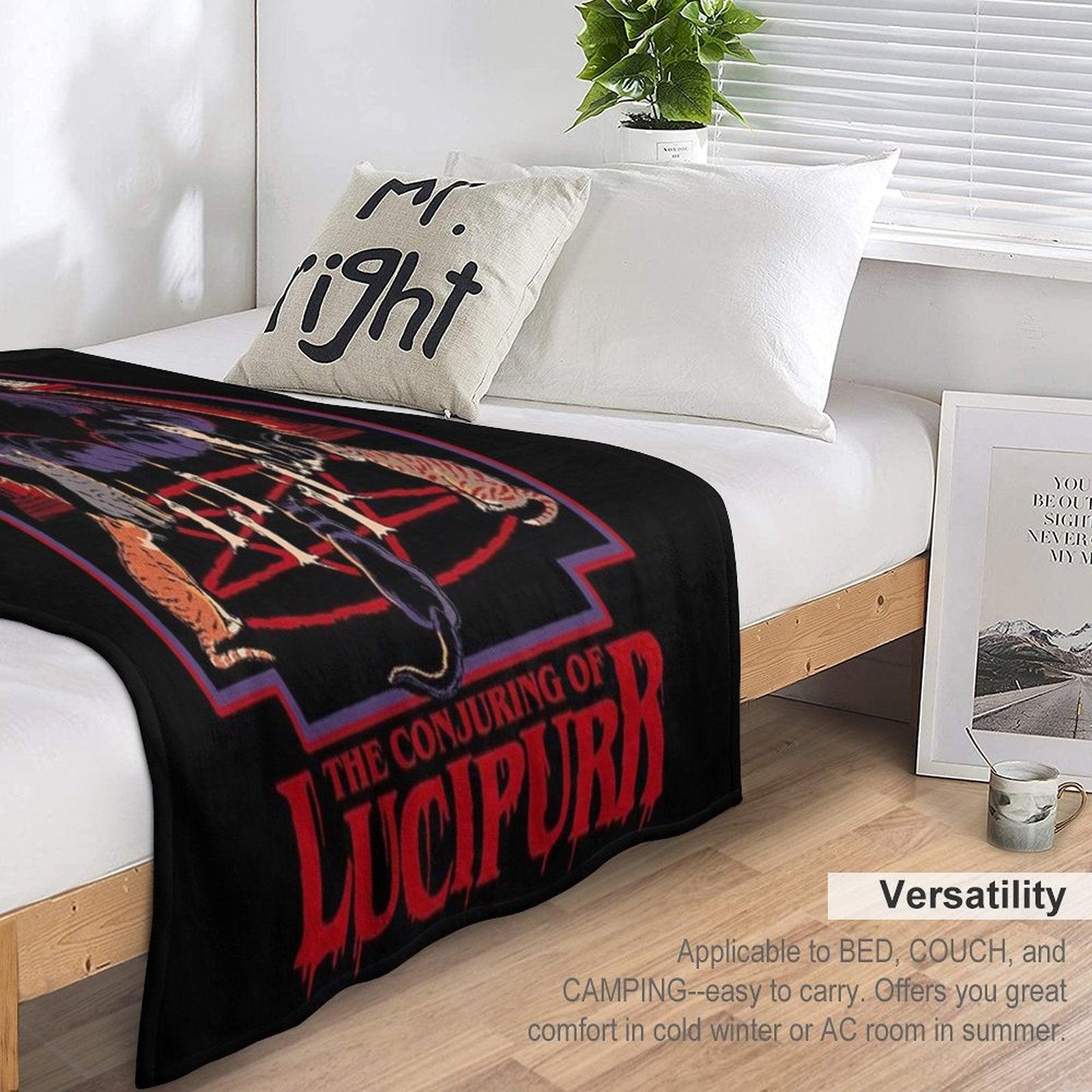 Lucipurr Throw Blanket
