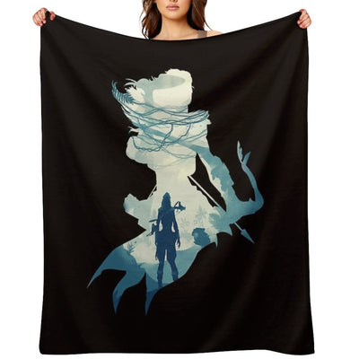 Big Things Await! Sustainable Throw Blanket