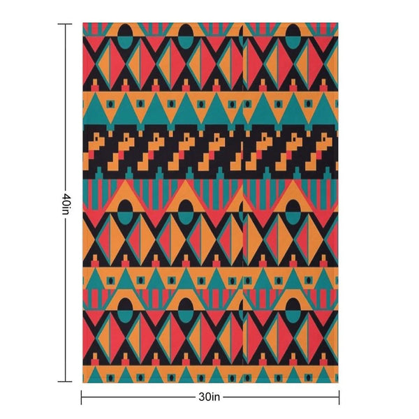 African Tribal Seamless Throw Blanket