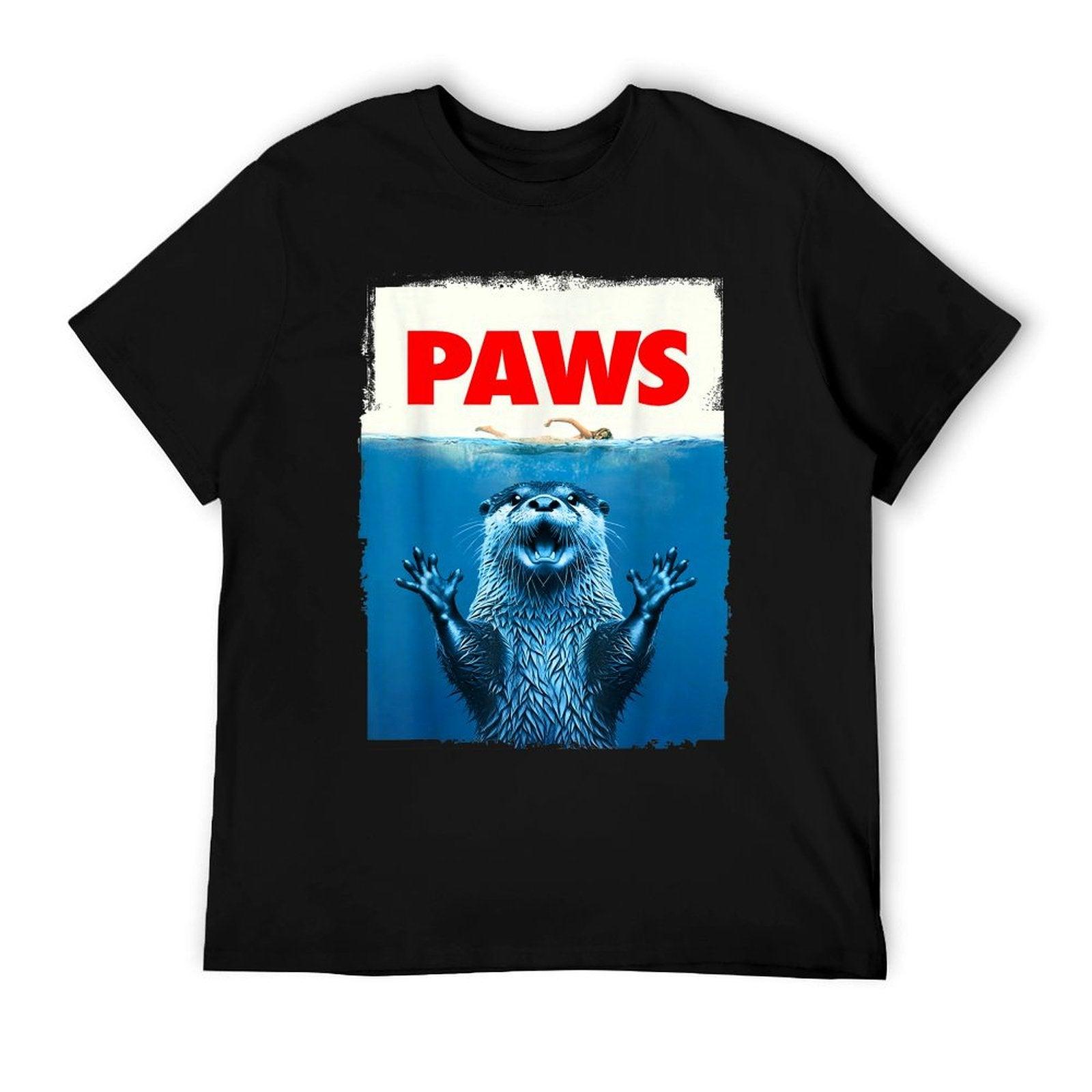 Paws Otter Funny Otter Lover Gifts For Men Women Kidn T-Shirt
