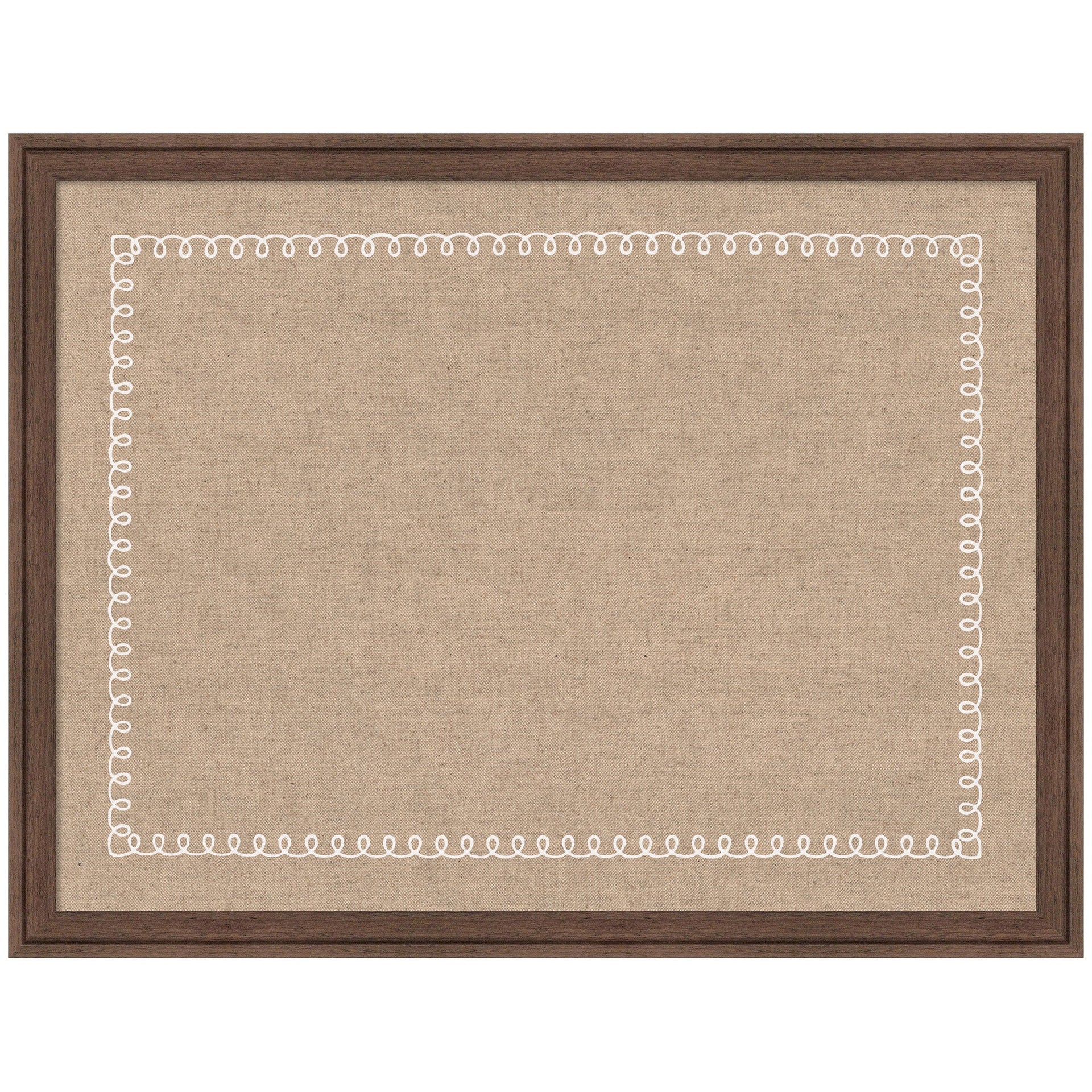 Pinboard White Scalloped Edge