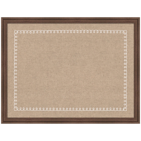Pinboard White Scalloped Edge