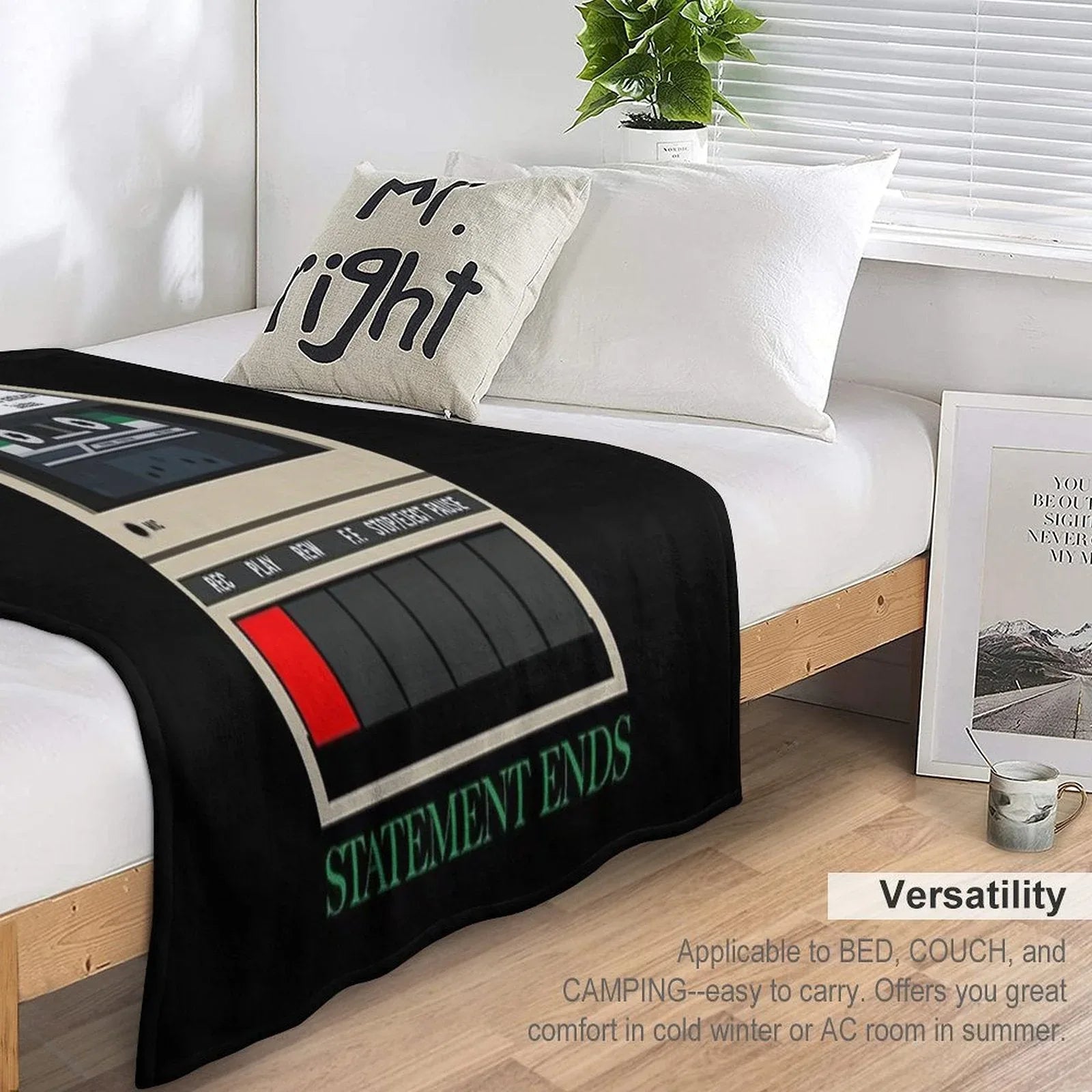 Statement Ends Throw Blanket