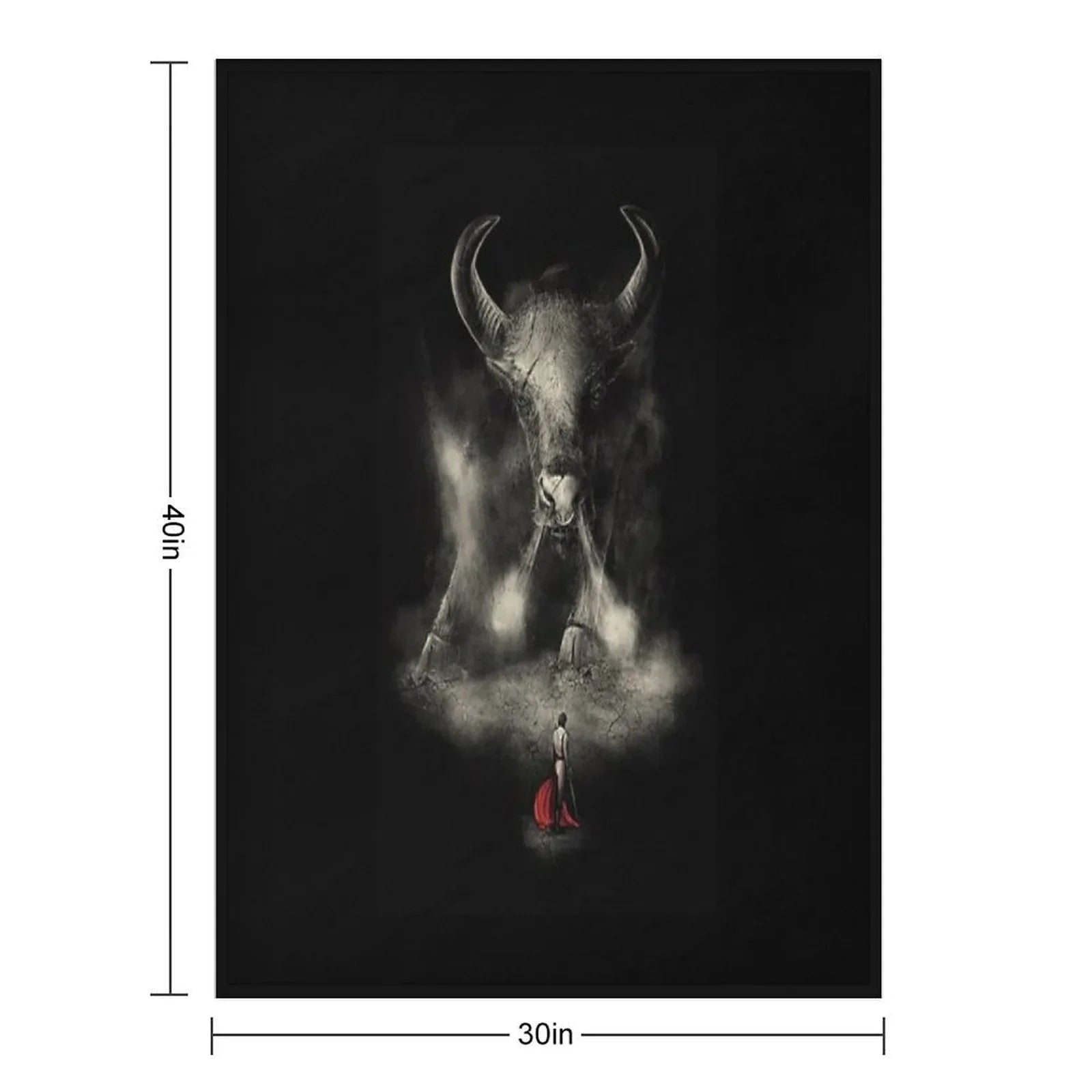 Matador's Match Throw Blanket