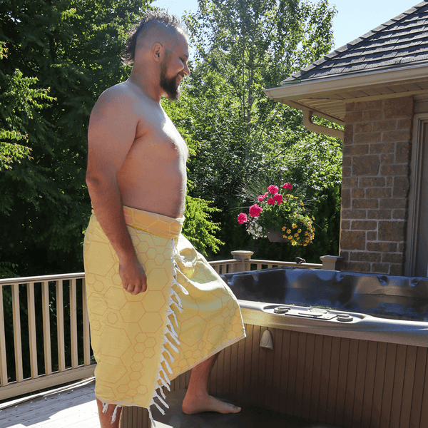 Turkish Towel | Single Set | Yellow + Orange