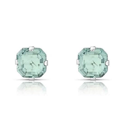 14k Gold Filled High Polish Finsh Crystal Tree of Life Stud Earrings