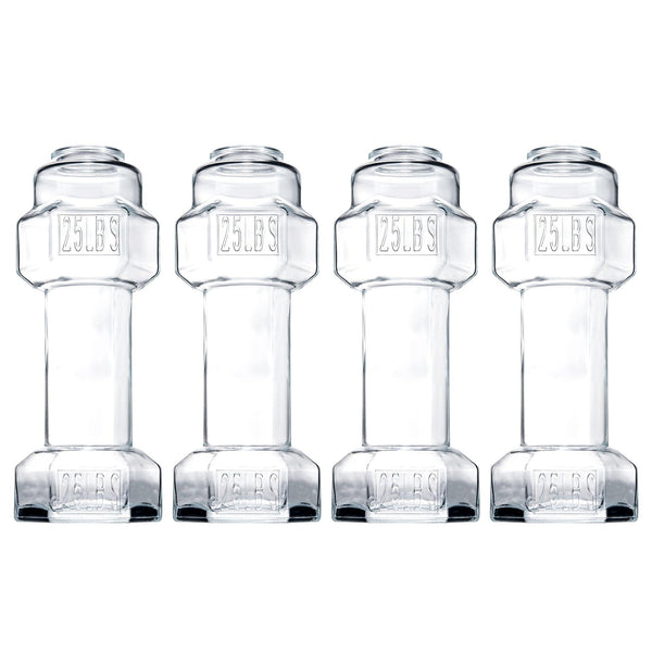 The Wine Savant 2-Set, Dumbbell Beer & Whiskey Glasses, Giant Lifting Beers 26oz Glass | Large Weightlifting to Scale Funny Beer Mug | For Men & Women Cool Beer Glasses Perfect, Gifts for Dad