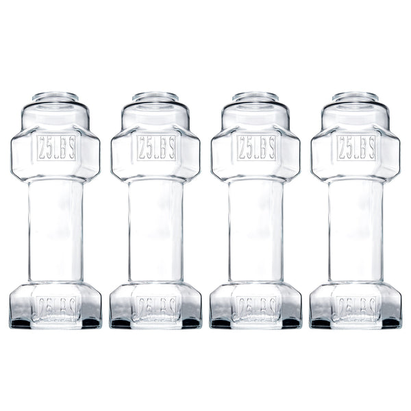 The Wine Savant SINGLE Set, Dumbbell Beer & Whiskey Glasses, Giant Lifting Beers 26oz Glass | Large Weightlifting to Scale Funny Beer Mug | For Men & Women Cool Beer Glasses Perfect, Gifts for Dad