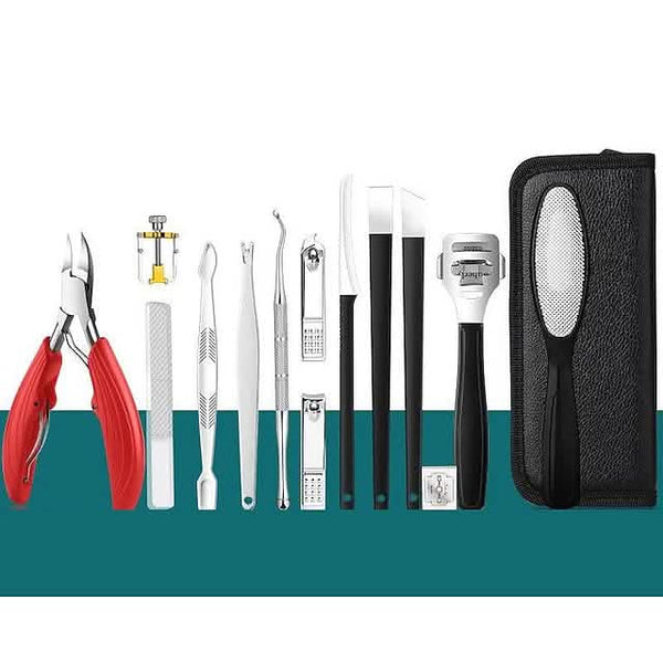 15-Piece: Nail Clipper Pedicure Set