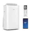 15000 BTU Inverter Portable Air Conditioner Smart Wifi Enabled Cooling and Heating Unit-White