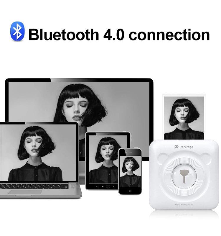 Mini Bluetooth Wireless Thermal Label Printer
