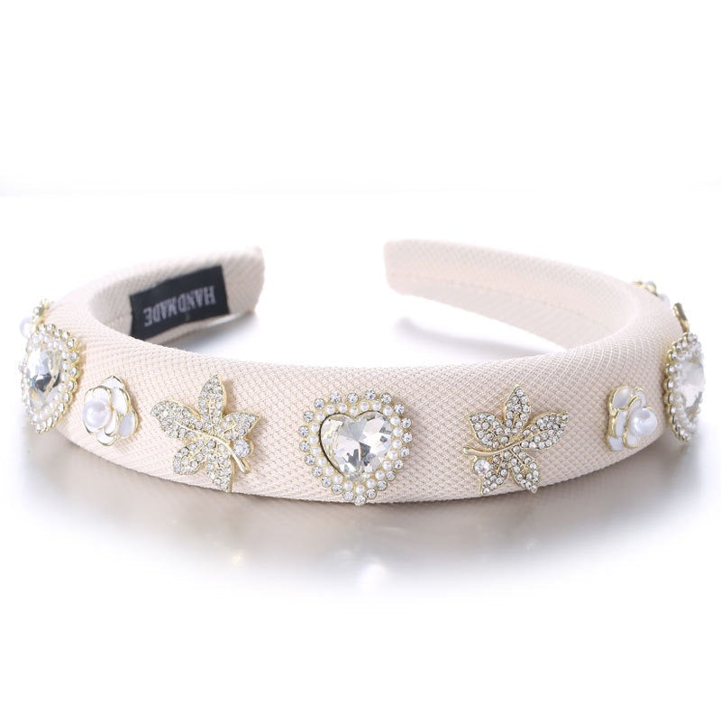 Fashionable Drip Oil Camellia Love Hair Hoop