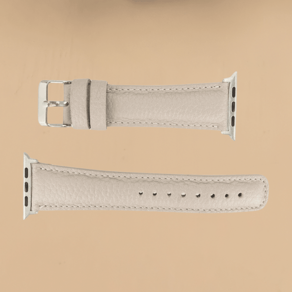 Apple Watch Cream Leather Strap - Boston