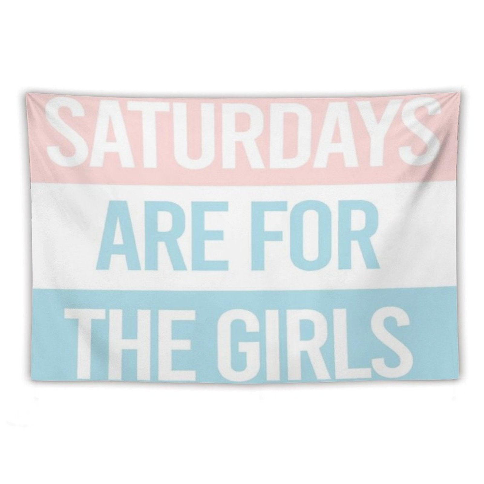 Pastel Saturdays Are for The Girls Tapestry