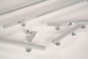 Lew's Square Bar Cabinet Knobs and Pulls in Polished Chrome