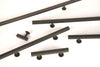 Lew's Square Bar Cabinet Knobs and Handles in Oil Rubbed Bronze