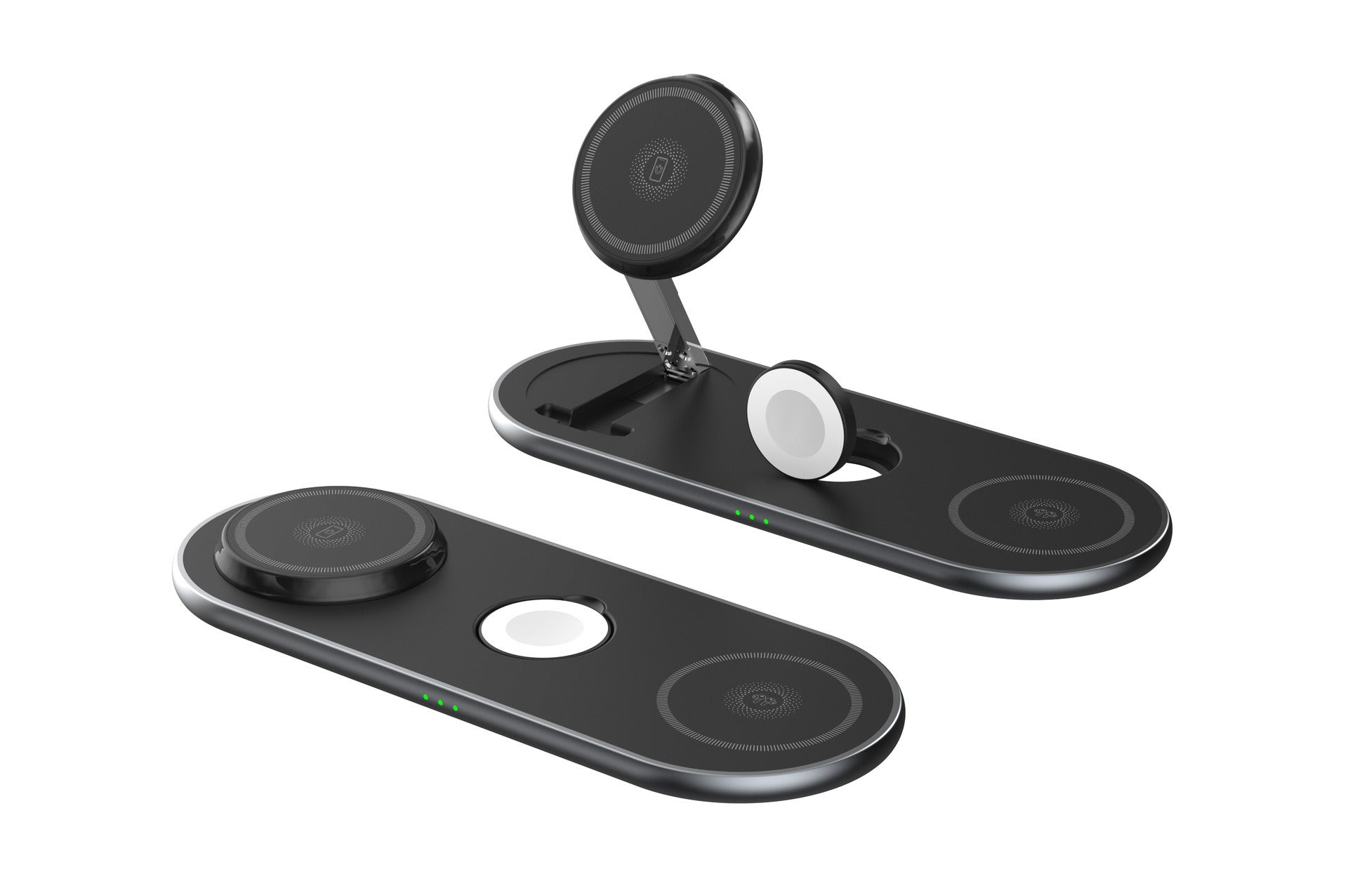 Foldable wireless convenient 3-in-1 magnetic wireless fast charging suitable for Apple 3-in-1 wireless charging