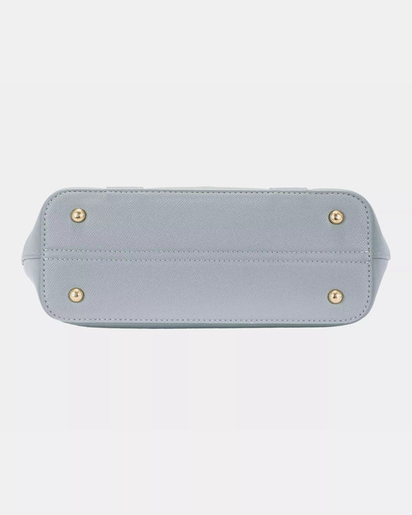 David Jones Leather Tote Bag with Gold Hardware Berry Charmz