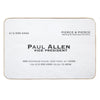Paul Allen Business Card Bath Mat