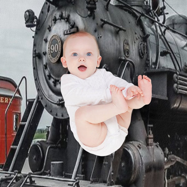Strasburg Locomotive Anti-pilling Throw Blanket