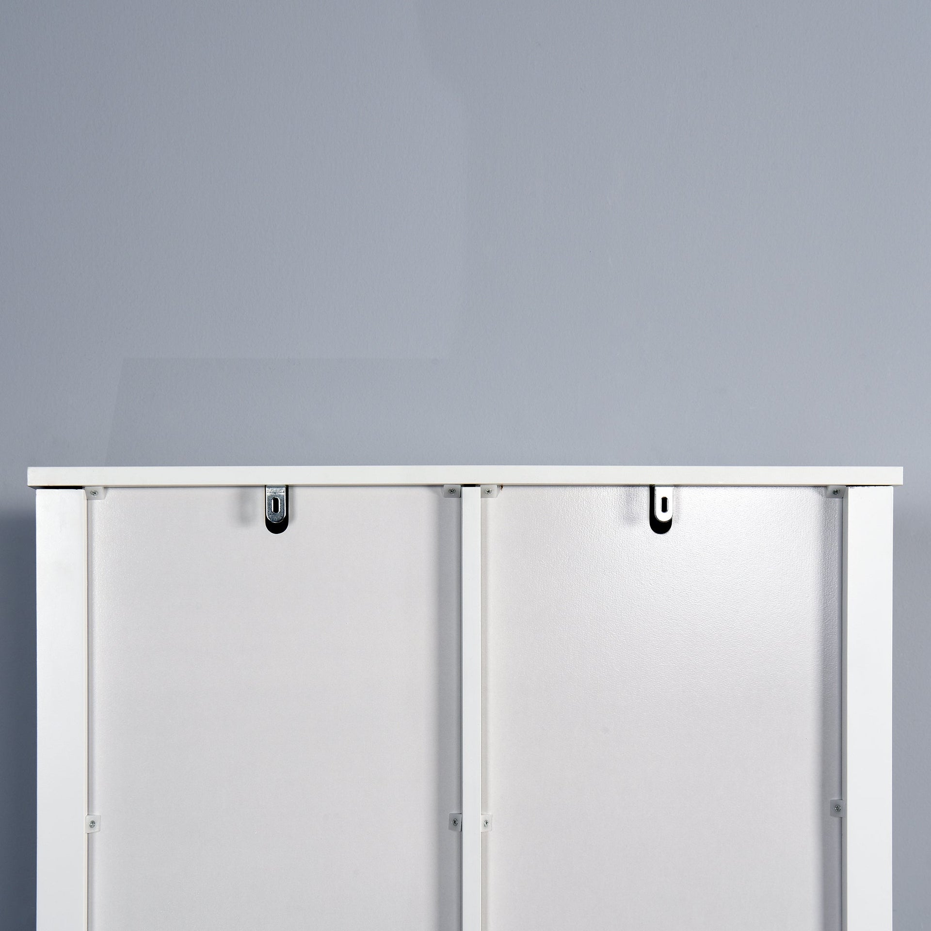 Over-the-Toilet Storage Cabinet, Space-Saving Bathroom Cabinet, with Adjustable Shelves and A Barn Door 27.16 x 9.06 x 67 inch V.I.P Digital Presence