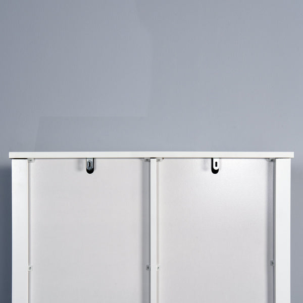 Over-the-Toilet Storage Cabinet, Space-Saving Bathroom Cabinet, with Adjustable Shelves and A Barn Door 27.16 x 9.06 x 67 inch V.I.P Digital Presence