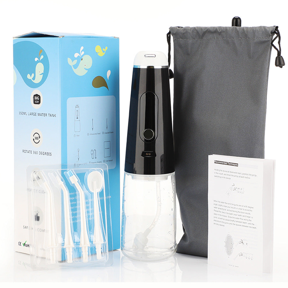 350ml Magnetic Suction Charging 4-Head Tooth Washing Machine Household Water Spray Tooth  Portable Cleaning Tooth Cleaning Machine