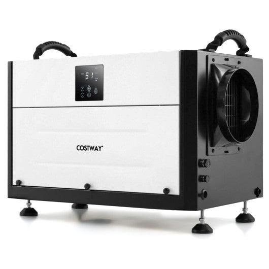 155 Pint Crawl Space Dehumidifier with 3 Modes and 24H Time-White