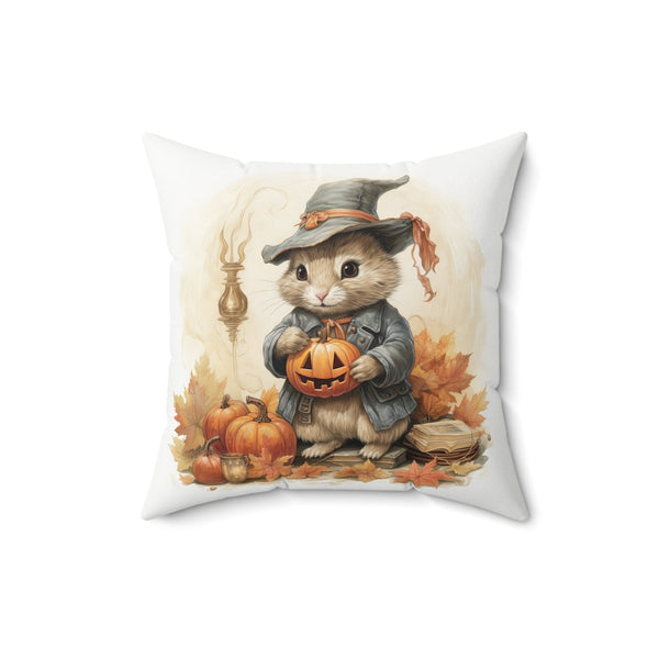 Microsuede Cushion / Fall & Halloween Art - Beatrix Potter Inspired Collection