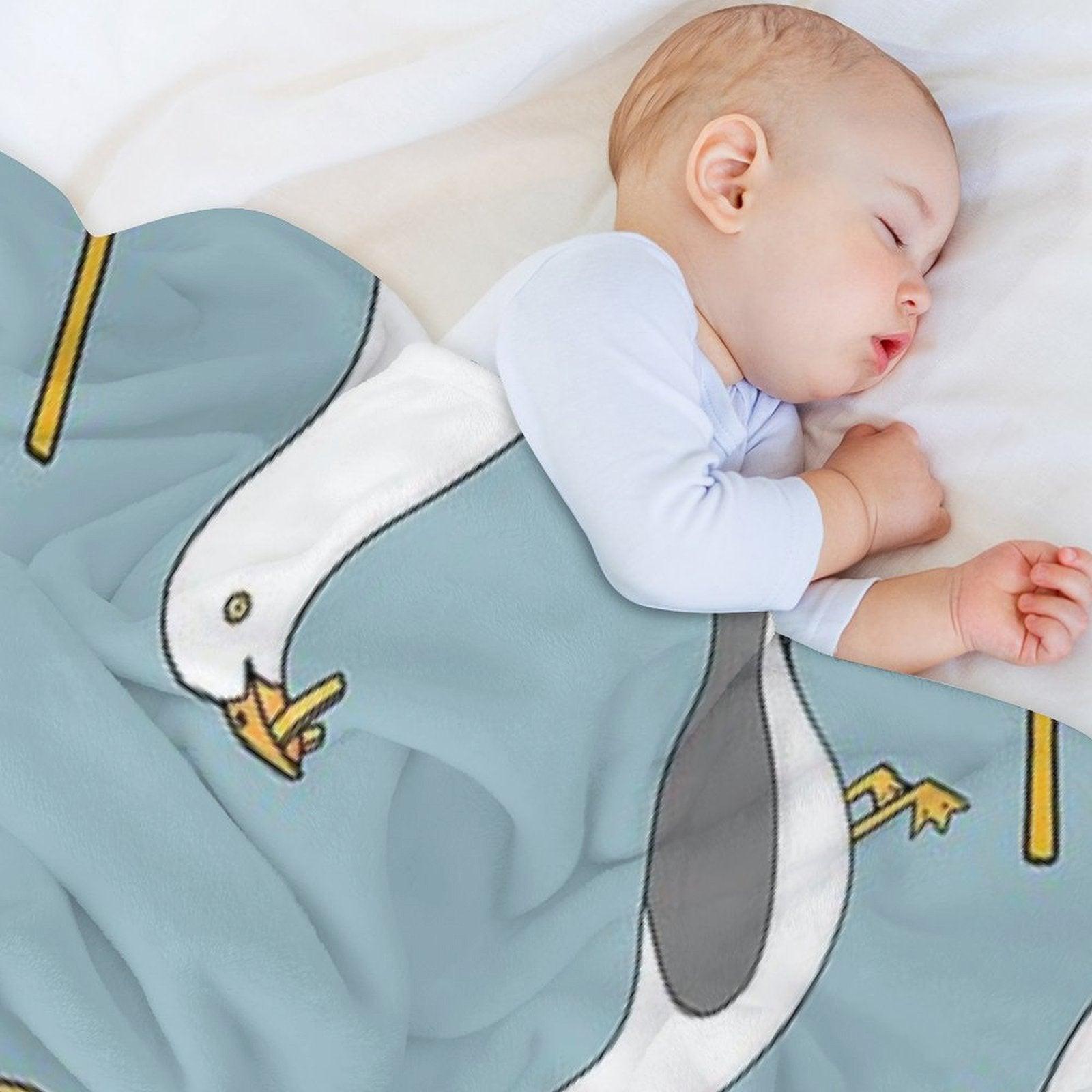 Seagull And Chips Throw Blanket