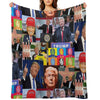 Donald Trump Collage Best Of Velvety-soft Throw Blanket