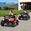 12V Kids Ride on Truck Car Battery Powered Electric Vehicle-Purple
