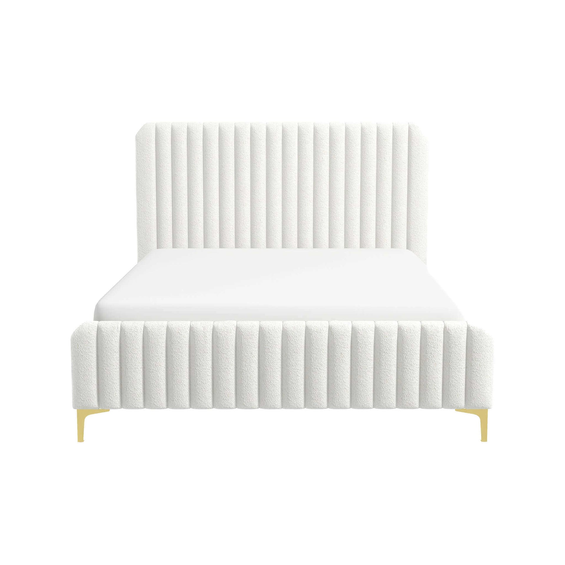 Valery King Size Upholstered Platform Bed