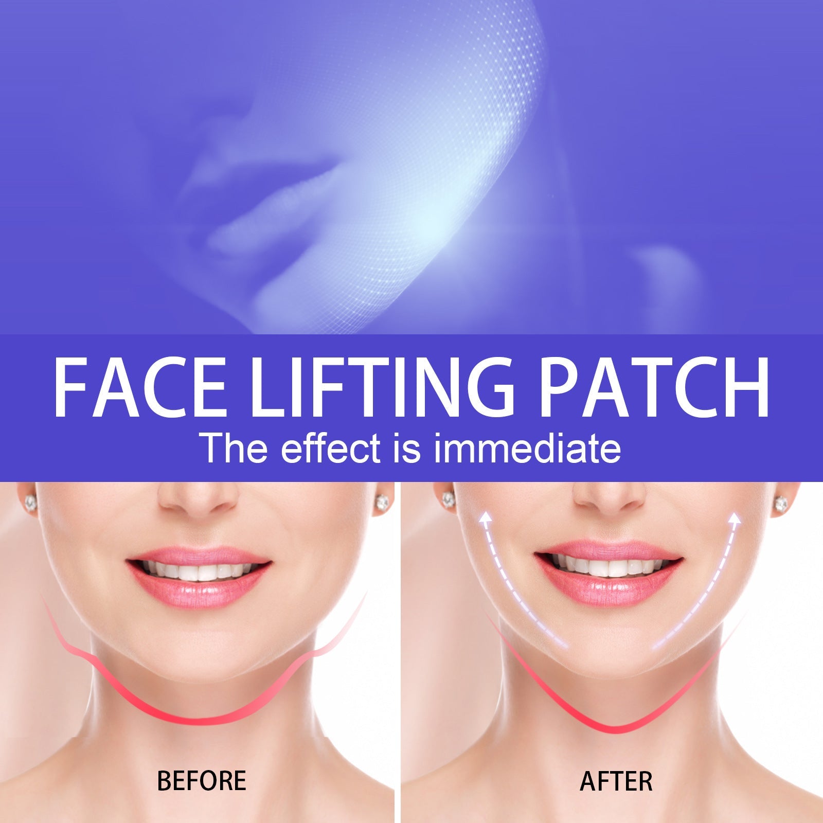 Face Lifting Patch V-Shaped Face Lifting Patch Skin Firming And Thin Chin Muscle Lifting And Swelling Elimination Shaping Patch