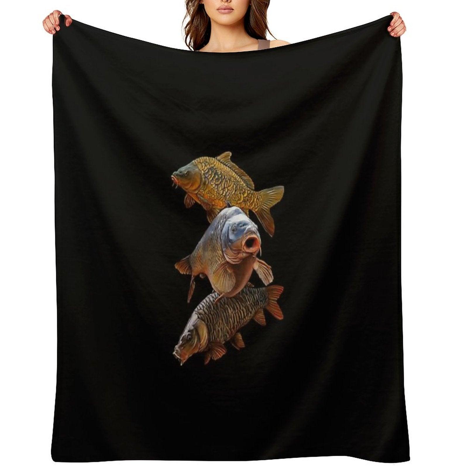 Gang of Carp Throw Blanket