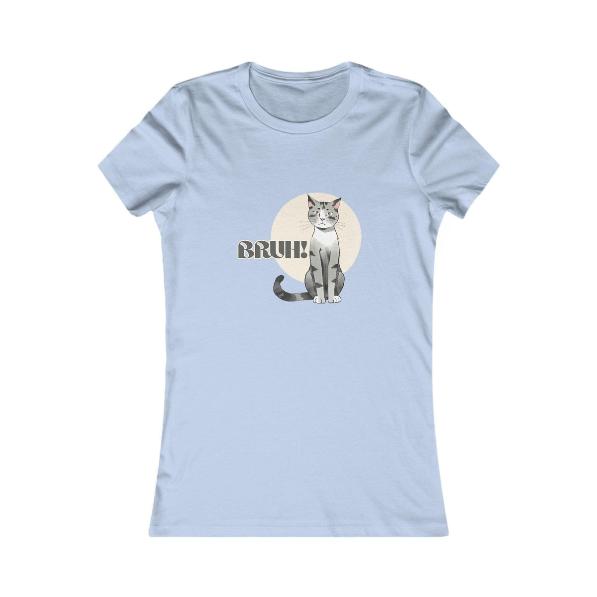 Bruh Cat Shirt – Funny Judgmental Cat Meme Tee