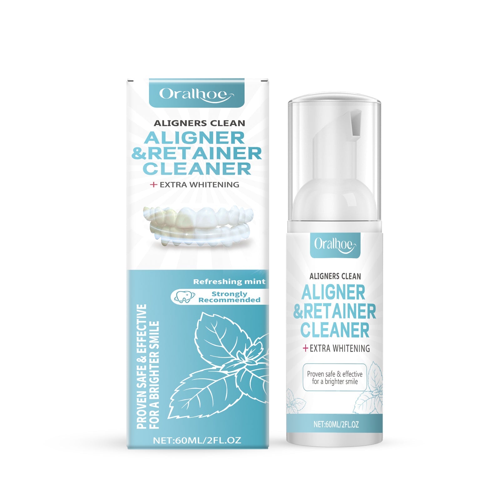Braces Cleansing Mousse, Teeth And Mouth Fresher Corrector Gentle Cleansing Foam