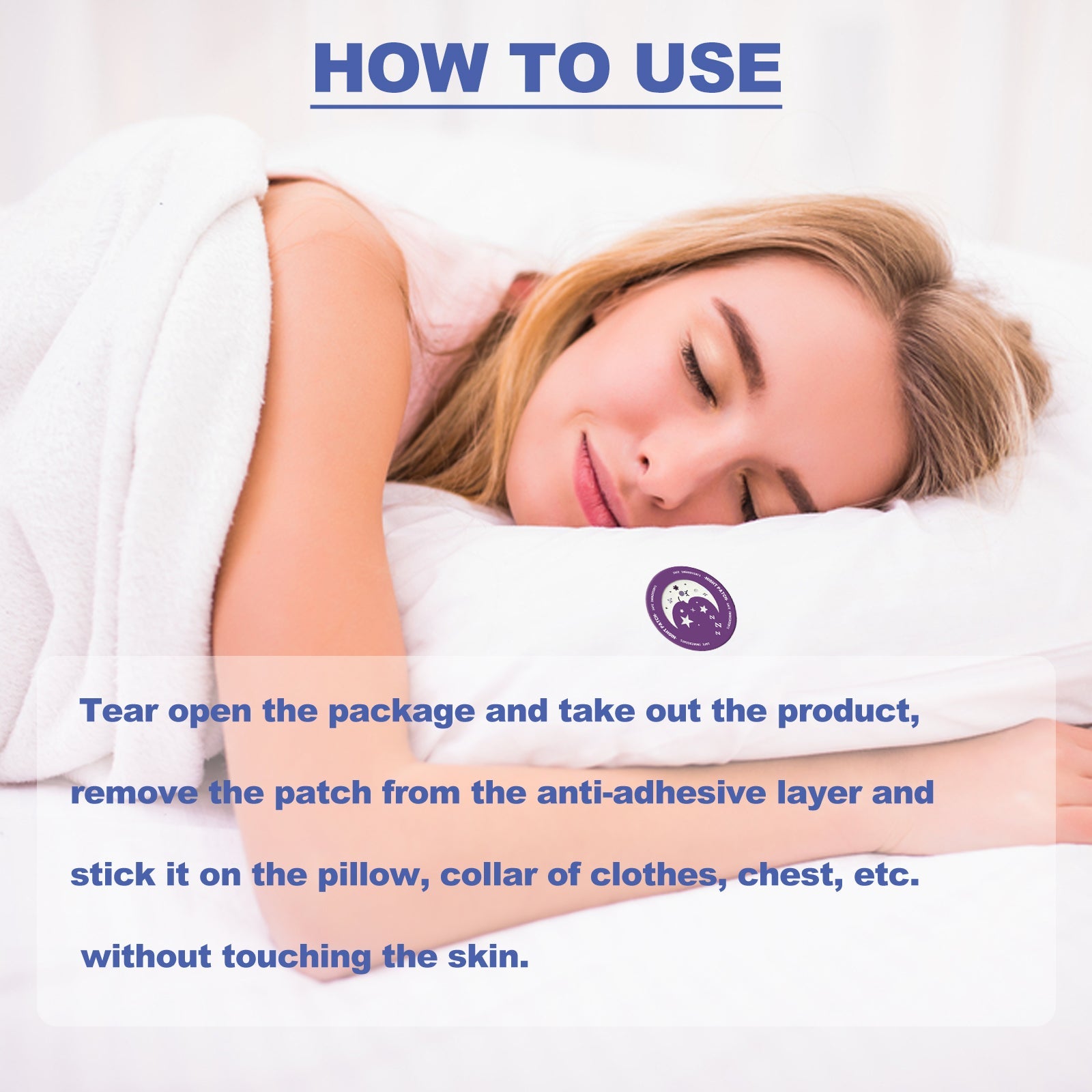 Night Patch, Improve Sleep Quality Relax Body And Mind, Relieve Fatigue And Gently Care For Sleep