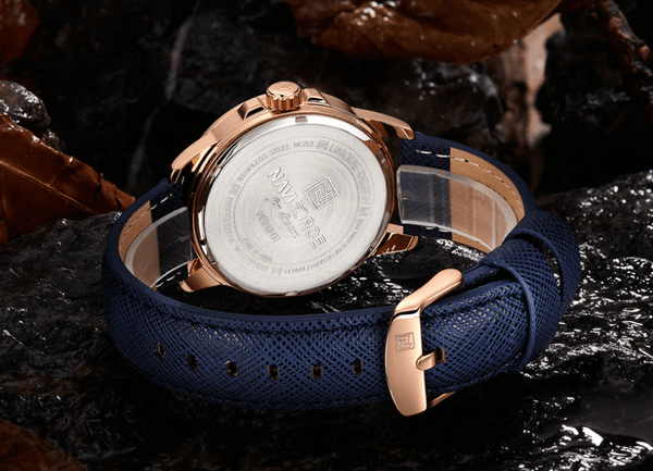 Men's Waterproof Business Style Watch With Unique  Backgrounds Luxury Design Perfect Gift For Him